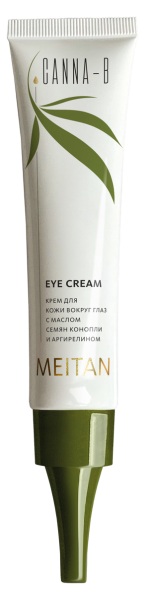 CANNA-B Крем для кожи вокруг глаз с маслом семян конопли и аргирелином CANNA-B MeiTan