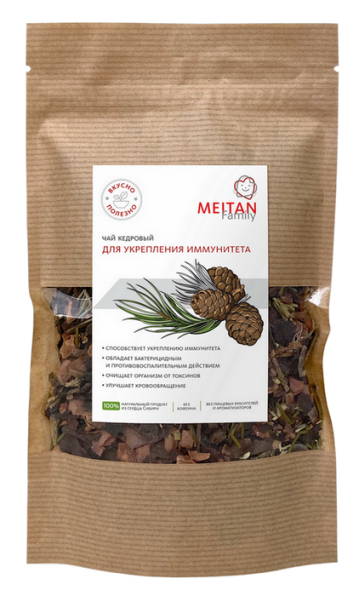 Чай кедровый ДЛЯ УКРЕПЛЕНИЯ ИММУНИТЕТА MEITAN Family MeiTan