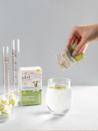 Сухой концентрат напитка «Спокойствие! Только Спокойствие!» «Крепкое сибирское» MeiTan