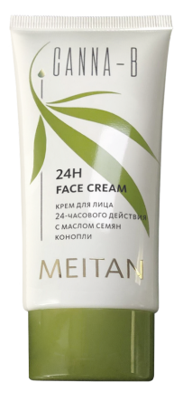 CANNA-B Крем для лица 24-часового действия с маслом семян конопли CANNA-B MeiTan