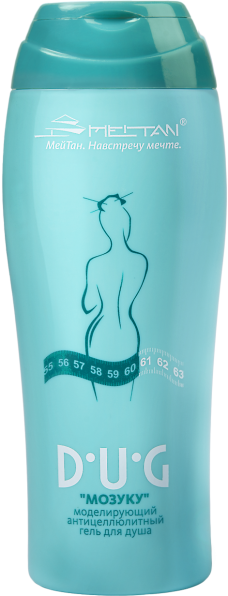 Моделирующий антицеллюлитный гель для душа «Мозуку» D. U. G. MeiTan