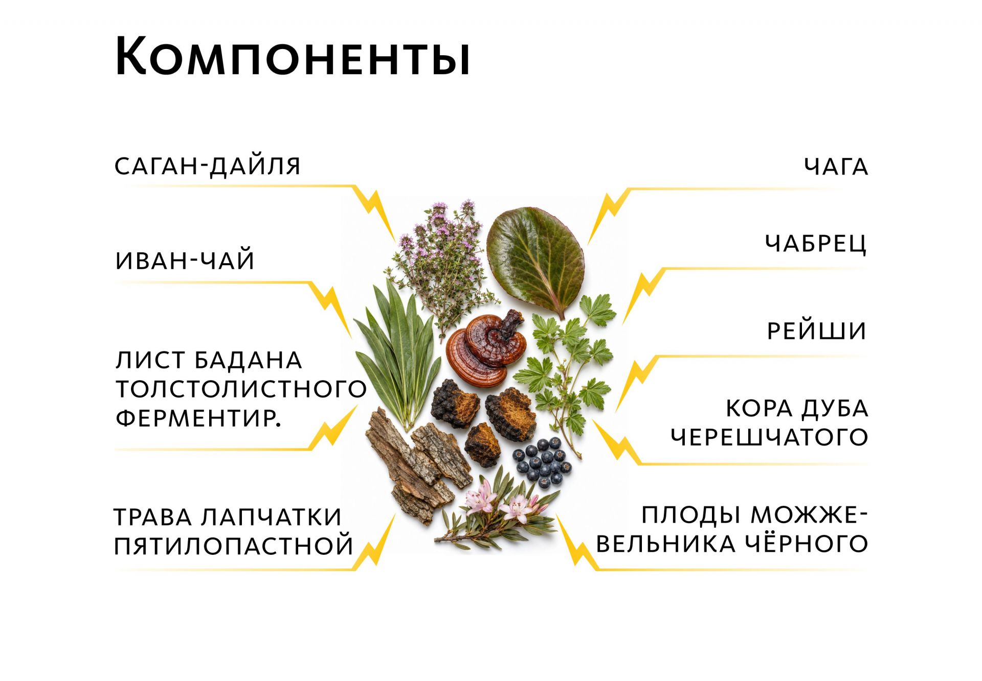 Вкусовой травяной чай «Чаговый с Саган-Дайля»