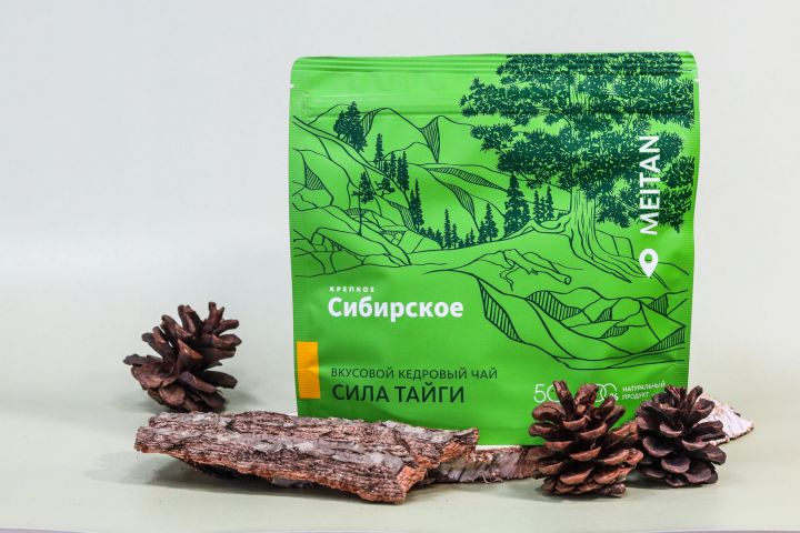 Вкусовой кедровый чай «Сила тайги»