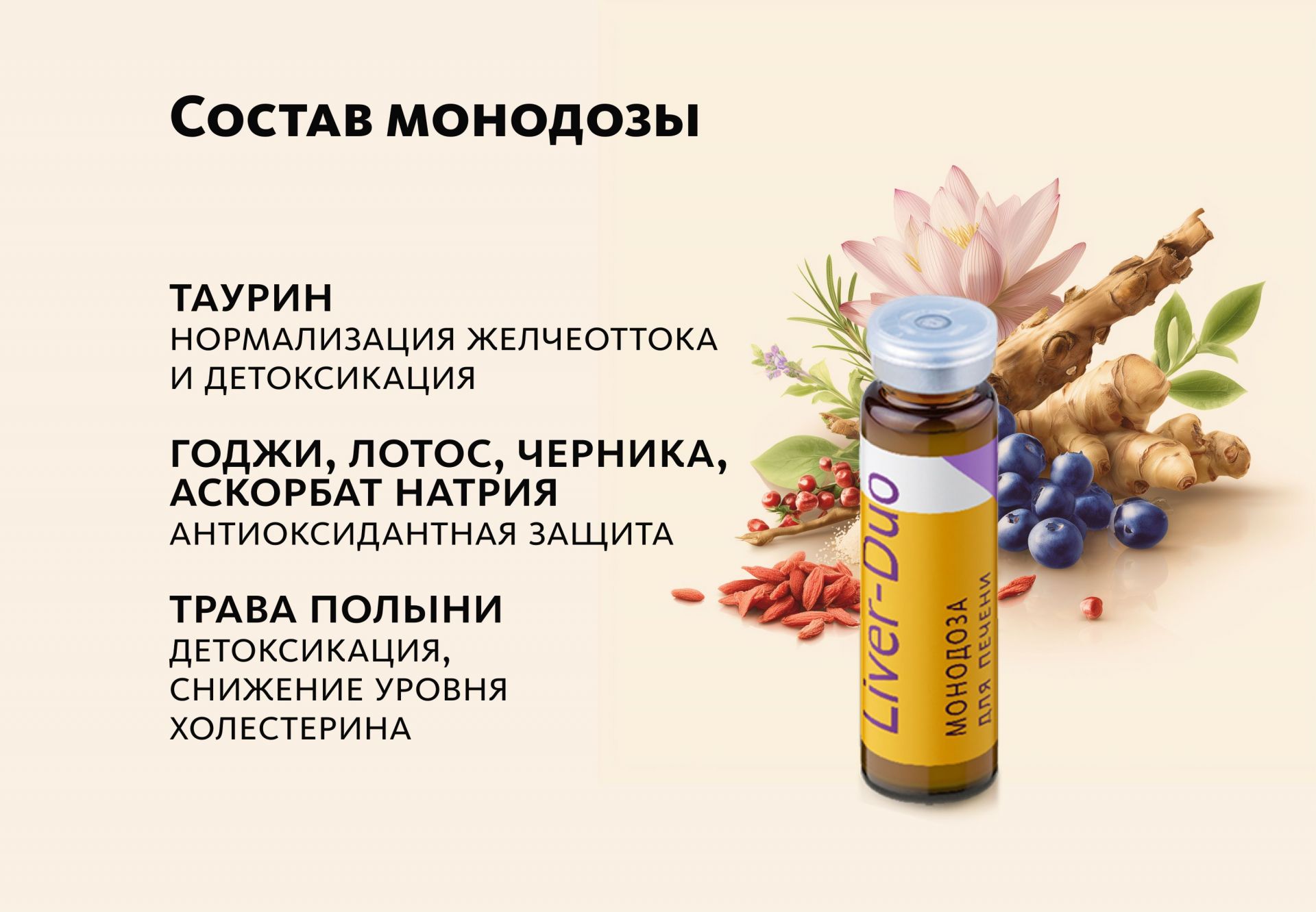 Комплекс для печени Liver-Duo (монодозы + капсулы)