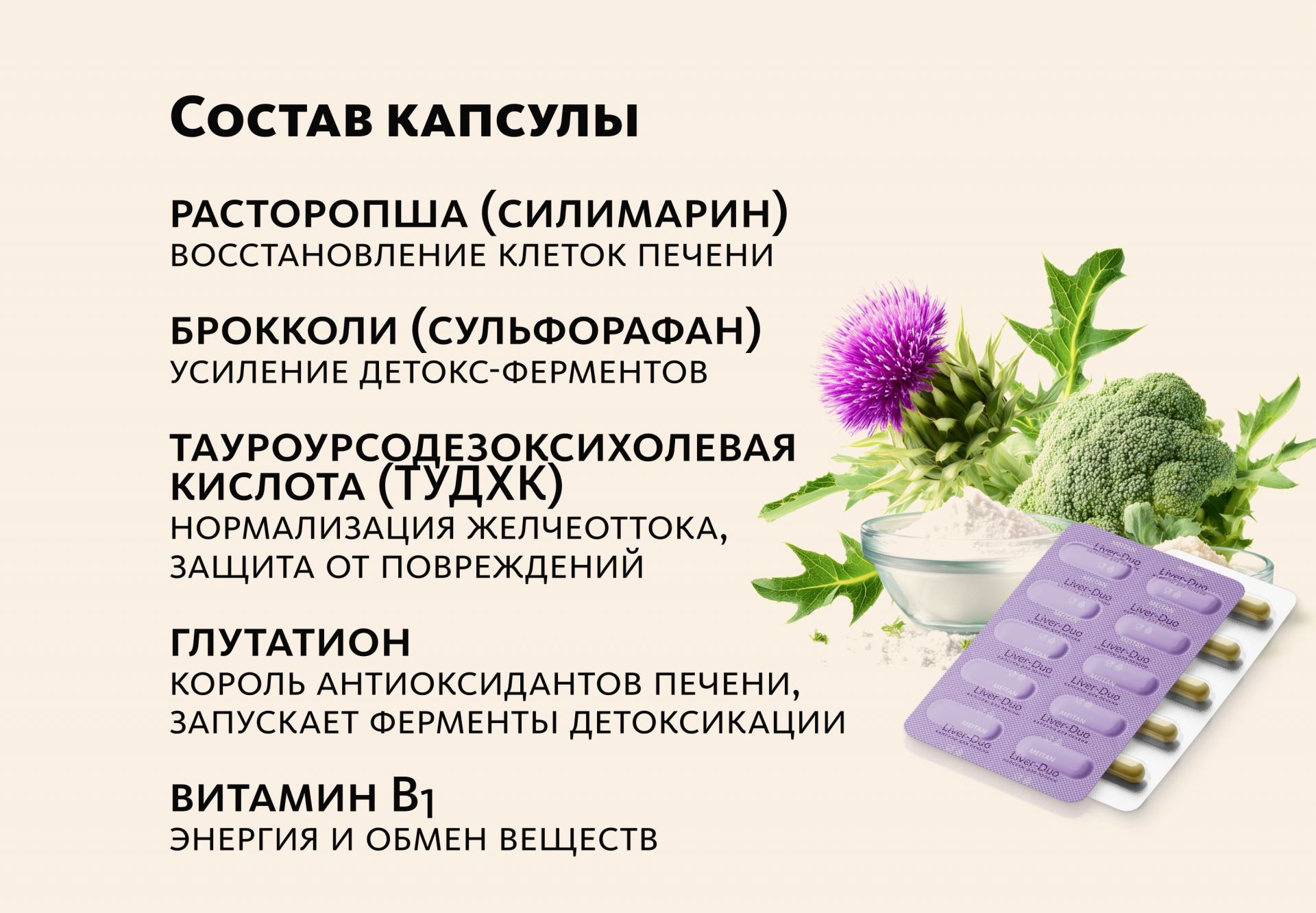 Комплекс для печени Liver-Duo (монодозы + капсулы)